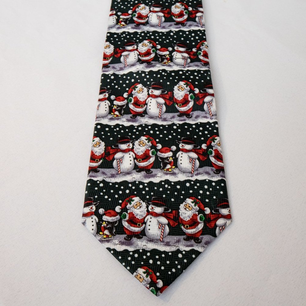 Christmas Xmas Santa Tie 56 x 4
